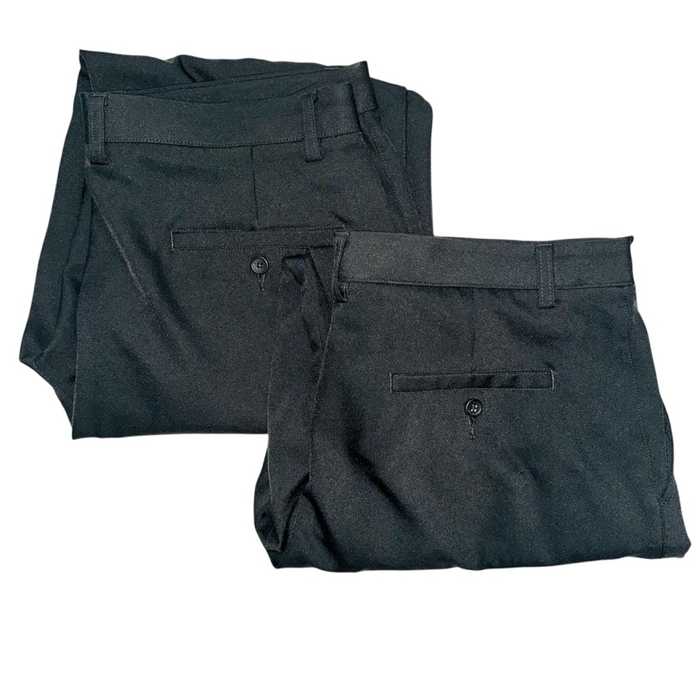 Lot of 2 Oobe Uniform Pants Slacks Chick fil A Dark Gray 36 x 30